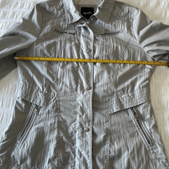 GERRY WEBER Grey Lightweight Zip Front Jacket Casual Neutral Travel Commute - Picture 14 of 16